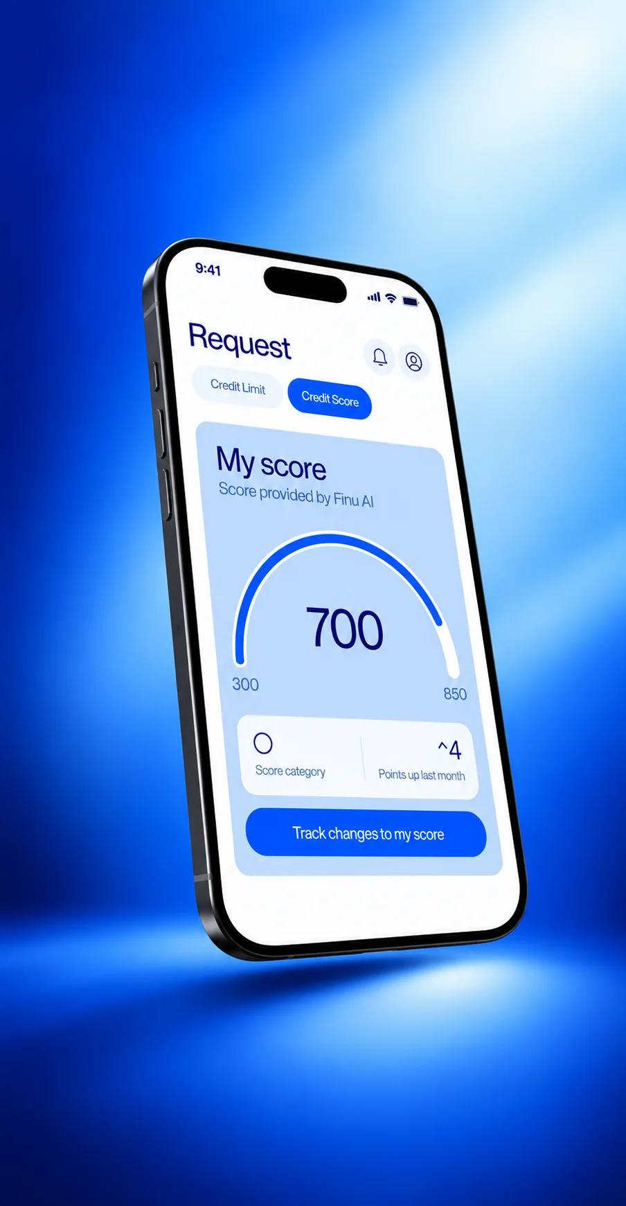 Finu app credit score overview